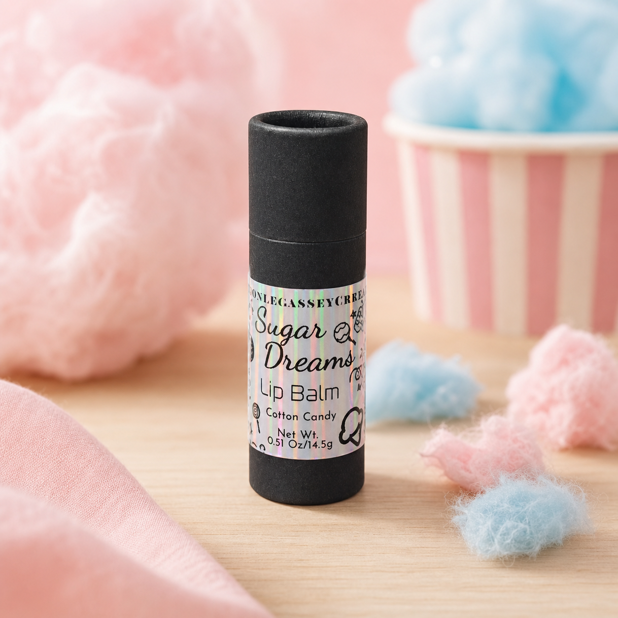 Cotton Candy Lip Balm — Sugar-soft lip ritual
